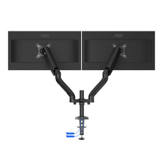 AOC AD110DX supporto da tavolo per Tv a schermo piatto 81,3 cm (32") Scrivania Nero