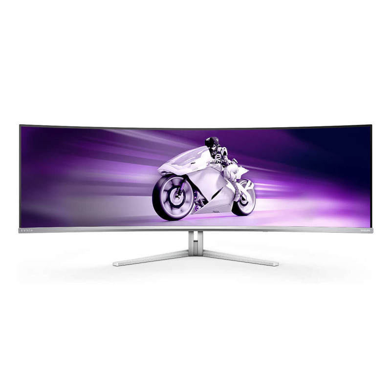 Philips Evnia 8000 49M2C8900L/00 Monitor PC 124,2 cm (48.9") 5120 x 1440 Pixel Dual QHD QDOLED Bianco