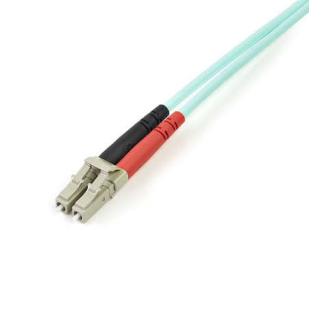 StarTech.com Cavo patch duplex LSZH fibra multimod. 50/125 2 m 10 Gb Aqua LC-LC