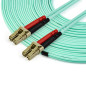 StarTech.com Cavo Fibra Ottica patch Multimodale LC a LC Duplex 50/125 OM3 - 15m