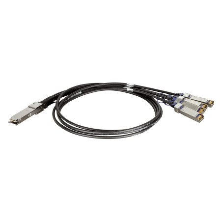 D-Link QSFP+   4xSFP+, 1m cavo InfiniBand e in fibra ottica QSFP+ 4 x SFP+ Nero