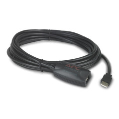 APC NetBotz USB Latching Repeater Cable, LSZH - 5m cavo USB 5,00 m USB A Nero