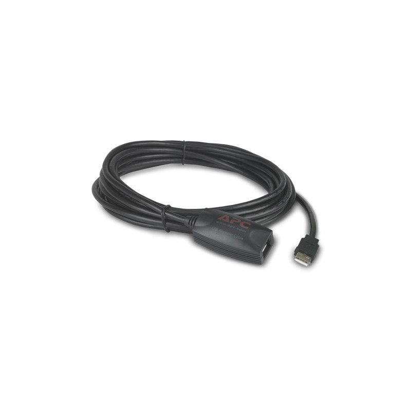 APC NetBotz USB Latching Repeater Cable, LSZH - 5m cavo USB 5,00 m USB A Nero