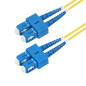 StarTech.com Cavo in fibra ottica duplex monomodale OS2 da SC a SC (UPC) da 3m, 9/125µm, 40G/100G, Insensibile alla piegatura,