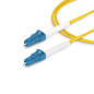 StarTech.com Cavo in fibra ottica simplex monomodale OS2 da LC a LC (UPC) da 2m, 9/125µm, 40G/100G, insensibile alla piegatura,