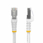 StarTech.com Cavo Ethernet CAT8 bianco da 15m, RJ45 Snagless, 25G/40G, 2000MHz, 100W PoE++, S/FTP, cavo lan in rame puro 26AWG,