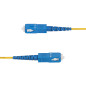 StarTech.com Cavo in fibra ottica simplex monomodale OS2 da LC a SC (UPC) da 15m, 9/125µm, 40G/100G, Insensibile alla