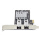 StarTech.com Scheda di Rete SFP GbE a 2 Porte, PCIe 2.1 x1, Intel I210-IS, Controller 1GbE, 1000BASE rame/fibra ottica, NIC