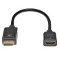 Tripp Lite P136-001 cavo e adattatore video 0,3 m DisplayPort HDMI Nero