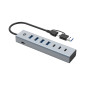 Conceptronic HUBBIES20GP hub di interfaccia USB 3.2 Gen 1 (3.1 Gen 1) Type-C 5000 Mbit/s Grigio