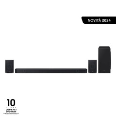 Samsung Soundbar HW-Q930D/ZF Serie Q, 17 Speaker, Wireless Dolby Atmos, Audio a 9.1.4 Canali, Q-Simphony, Alexa integrato e