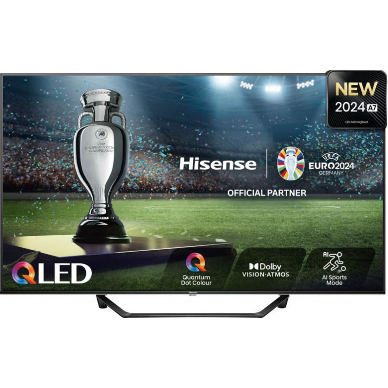 Hisense 55A79NQ TV 139,7 cm (55") 4K Ultra HD Smart TV Wi-Fi Nero 350 cd/m²