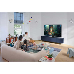 Samsung Series 8 TV QE55QN85CATXZT Neo QLED 4K, Smart TV 55" Processore Neural Quantum 4K, Dolby Atmos e OTS, Bright Silver 2023