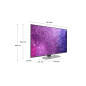 Samsung Series 9 TV QE43QN90CATXZT Neo QLED 4K, Smart TV 43" Processore Neural Quantum 4K, Dolby Atmos e OTS Lite, Carbon