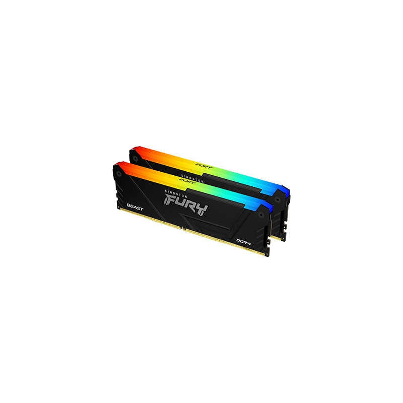 Kingston Technology FURY 16GB 2666MT/s DDR4 CL16 DIMM (Kit da 2) Beast RGB