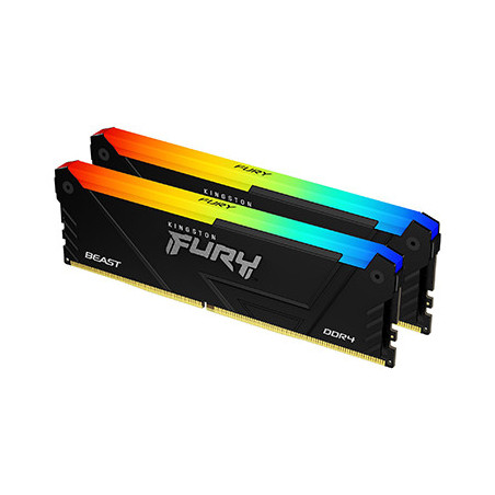 Kingston Technology FURY 16GB 2666MT s DDR4 CL16 DIMM (Kit da 2) Beast RGB