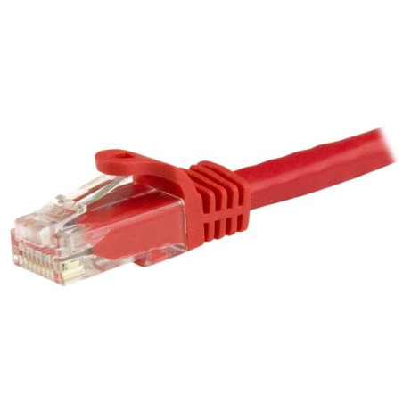 StarTech.com Cavo patch CAT6 da 7,5 m - Filo di rame al 100% - Connettore antistrappo - Rosso