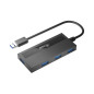 Equip 128956 hub di interfaccia USB 3.2 Gen 1 (3.1 Gen 1) Type-A 5000 Mbit/s Nero