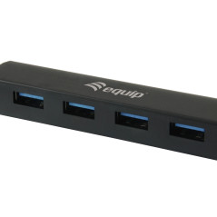 Equip 128953 hub di interfaccia USB 3.2 Gen 1 (3.1 Gen 1) Type-A 5000 Mbit s Nero