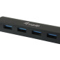 Equip 128953 hub di interfaccia USB 3.2 Gen 1 (3.1 Gen 1) Type-A 5000 Mbit/s Nero