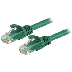 StarTech.com Cavo patch CAT6 1,5 m - Filo di rame al 100% - Connettore antistrappo - Verde