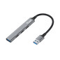 Equip 128960 hub di interfaccia USB 3.2 Gen 1 (3.1 Gen 1) Type-A 5000 Mbit/s Nero, Grigio