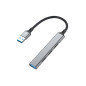 Equip 128960 hub di interfaccia USB 3.2 Gen 1 (3.1 Gen 1) Type-A 5000 Mbit/s Nero, Grigio