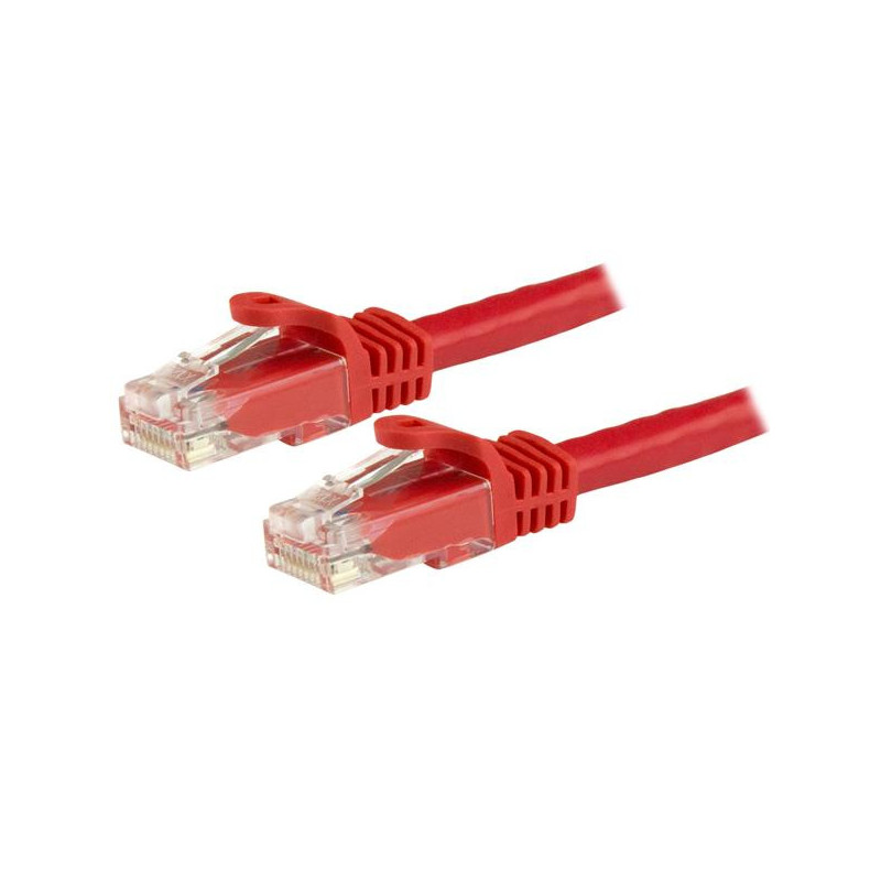 StarTech.com Cavo patch CAT6 1,5 m - Filo di rame al 100% - Connettore antistrappo - Rosso