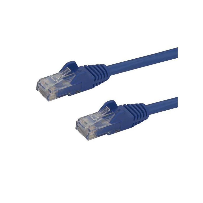 StarTech.com Cavo patch CAT6 1,5 m - Filo di rame al 100% - Connettore antistrappo - Blu