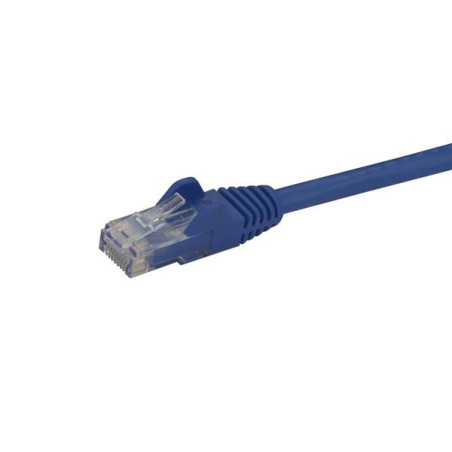 StarTech.com Cavo patch CAT6 1,5 m - Filo di rame al 100% - Connettore antistrappo - Blu