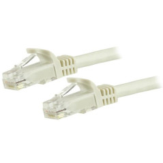 StarTech.com Cavo patch CAT6 1,5 m - Filo di rame al 100% - Connettore antistrappo - Bianco