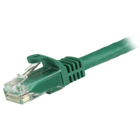 StarTech.com Cavo patch CAT6 da 7,5 m - Filo di rame al 100% - Connettore antistrappo - Verde