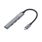 Equip 128961 hub di interfaccia USB 3.2 Gen 1 (3.1 Gen 1) Type-C 5000 Mbit/s Nero, Grigio