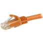 StarTech.com Cavo patch CAT6 da 7,5 m - Filo di rame al 100% - Connettore antistrappo - Arancione