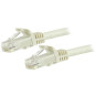 StarTech.com Cavo patch CAT6 da 7,5 m - Filo di rame al 100% - Connettore antistrappo - Bianco