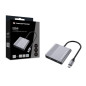 Conceptronic DONN13G replicatore di porte e docking station per laptop Cablato USB 3.2 Gen 1 (3.1 Gen 1) Type-C Grigio