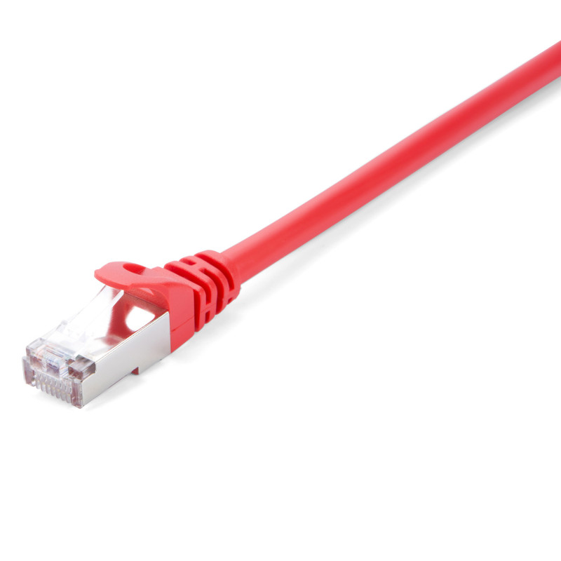 V7 Cavo di rete schermato CAT6 STP 01M Rosso