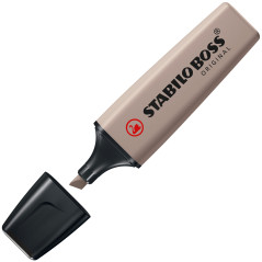 STABILO BOSS ORIGINAL NatureColors evidenziatore 4 pz Punta smussata Beige, Nero, Verde, Grigio chiaro