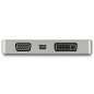 StarTech.com Adattatore Multiporta Video USB-C 4 in 1 in Alluminio - 4K 60Hz - Grigio Siderale