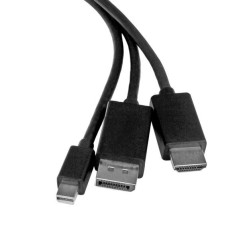 StarTech.com Cavo convertitore HDMI, DisplayPort o mini DisplayPort a HDMI - Adattatore DP e mDP a HDMI da 2m