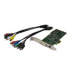 StarTech.com Scheda Acquisizione Video HD PCIe - Scheda cattura video HDMI, VGA, DVI o Video Component a 1080p 60 FPS