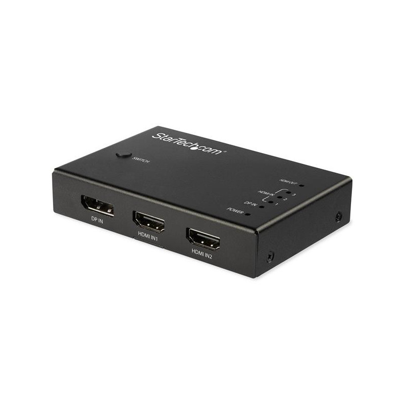 StarTech.com Switch Commutatore a 4 porte HDMI - 3x HDMI e 1x DisplayPort - 4K 60Hz