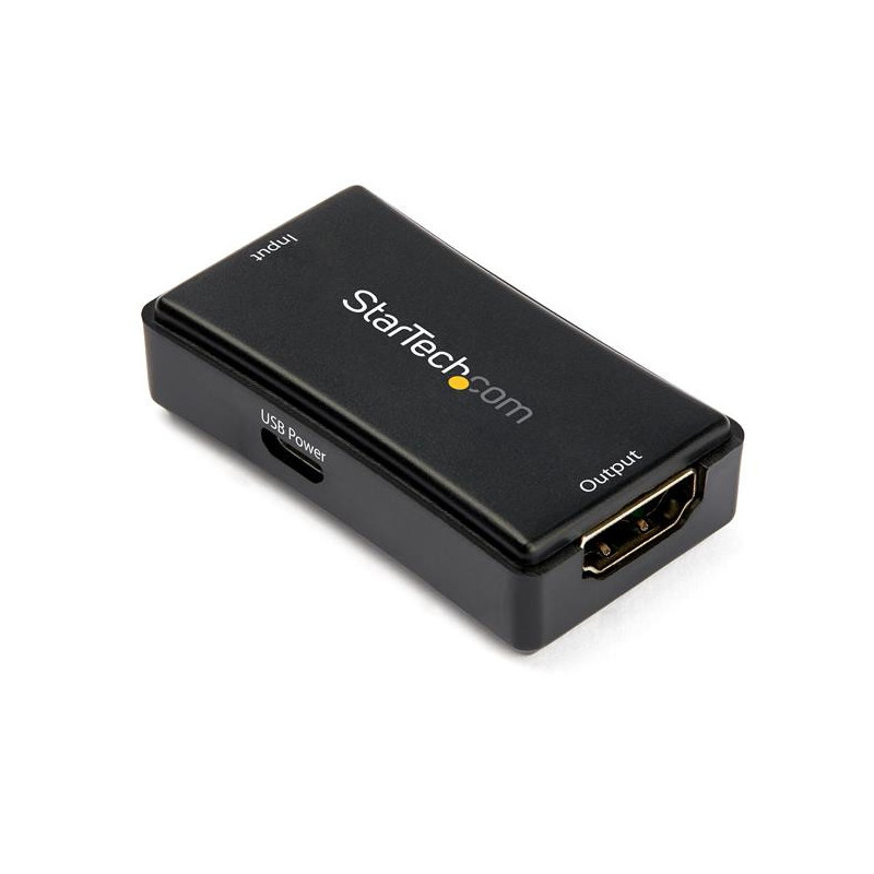 StarTech.com Booster HDMI 4K 60Hz 14 m - Alimentazione da USB - Amplificatore e Ripetitore HDMI Inline - Supporto Audio