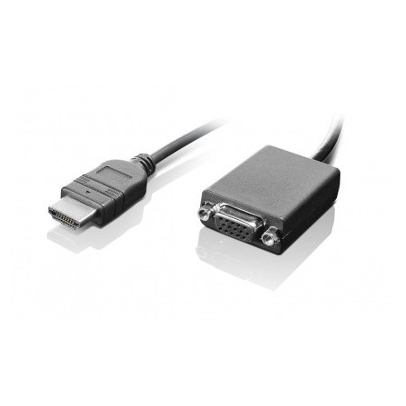 Lenovo HDMI / VGA 0,2 m Nero