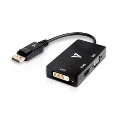 V7 Adattatore DisplayPort (m) a VGA, HDMI o DVI (f)