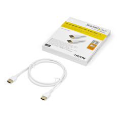 StarTech.com Cavo HDMI 2.0 certificato Premium da 1m - Cavo video HDMI con Ethernet ad alta velocità - UHD 4K 60Hz HDR - Cavo