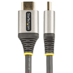 StarTech.com Cavo HDMI 2.0 Premium Certificato 5m - Cavo HDMI 4K 60Hz Ultra HD ad Alta Velocità con Ethernet - HDR10/ARC - Cavo