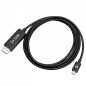 V7 V7USBCDP14-2M cavo e adattatore video DisplayPort USB tipo-C Nero