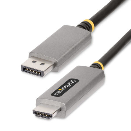 StarTech.com Cavo adattatore DisplayPort HDMI da 2 m, 8K 60Hz, 4K 144Hz, HDR10, Convertitore video attivo da DisplayPort 1.4 a