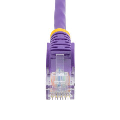 StarTech.com Cavo di Rete da 7m Viola Cat5e Ethernet RJ45 Antigroviglio